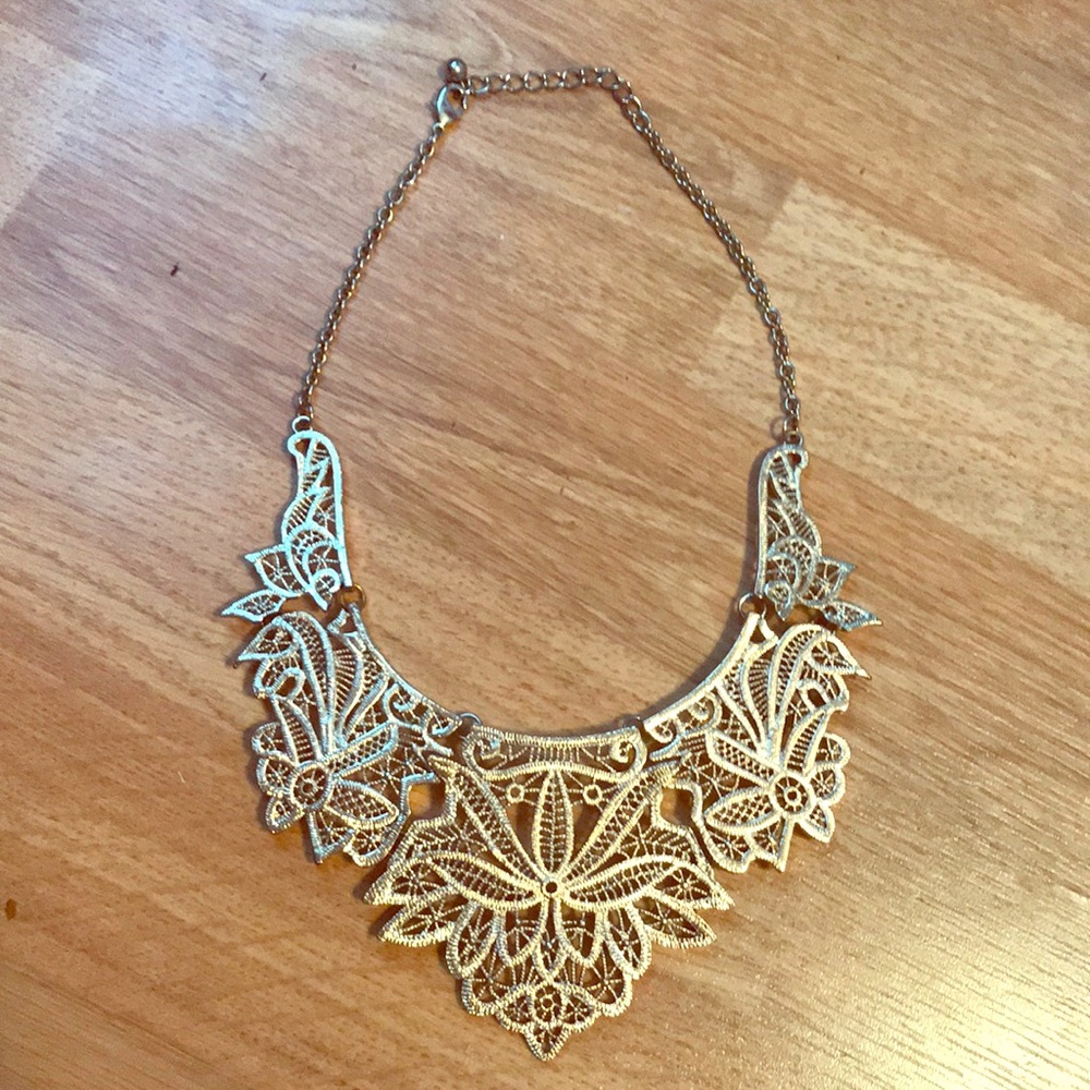 Gold Statement Necklace